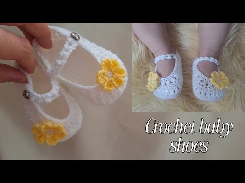 طريقة عمل حذاء بيبي بالكروشيه بسهولة للمبتدئين خطوة بخطوة