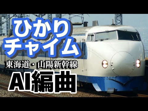 AI編曲 車内チャイムアレンジ ひかりチャイム 東海道 山陽新幹線旧チャイム