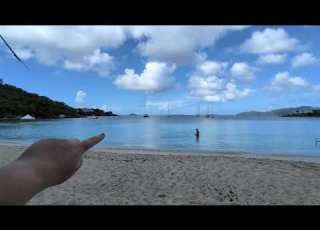 Honeymoon Beach On Water Island In USVI Honeymoonbeach Beach Vacation Stthomas