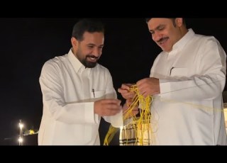  Installing Campsite Lights With Traditional Southern Saudi Dishes