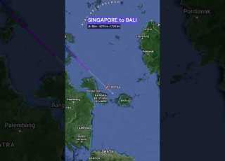 SINGAPORE To BALI Flight Time And Distance