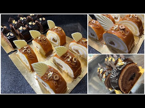 اهو ده السهل الممتنع بس اوعدك بعدها هاتكوني مبدعه ف سويسرول الشوكولاته اللامع وسويسرول التوفي