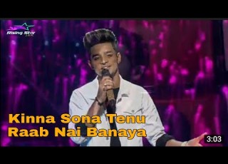 Kinna Sona Tenu Rab Ne Banaya Sumit Saini Voiceofindia Superstarsinger2