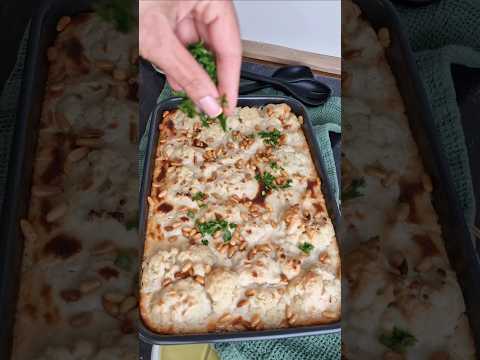 قرنبيط او زهرة بالطحينة بطريقة صحية وصفات منولة قرنبيط وصفات من زمان وصفات سهله Manalskitchen2