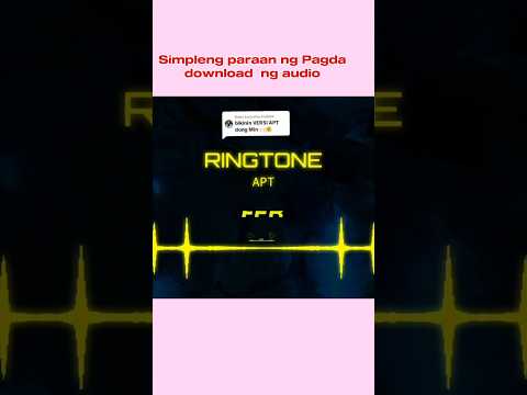 How To Download Tiktok Trend Audio And Set It As Your Ringtone Ringtonetutorial Tiktoktips