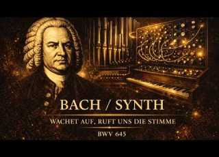 Bach Wachet Auf Ruft Uns Die Stimme BWV 645 Synthesized