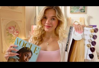 ASMR Detailed Hair Analysis Roleplay Scalp Check Hair Exam Colour Analysis Style Options 