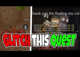 How To Glitch The Lost Cat Quest Goblin Cave In The Forge Roblox