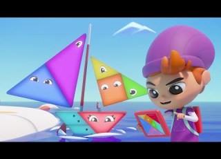 Tangranimals A Day At Sea Compilation Cartoon In English For Kids New Episodes
