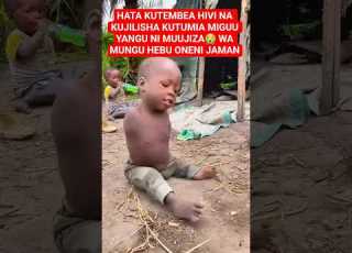 HATA KUTEMBEA HIVI NA KUJILISHA KUTUMIA MIGUU YANGU NI MUUJIZA WA MUNGU HEBU ONENI JAMANI