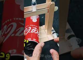  اختراع بسيط ومشروع مدرسي سهل تنفيذه صنع مكبس هيدروليكي صنع يدوي Hand Made Diy حرف ابداعية Craft