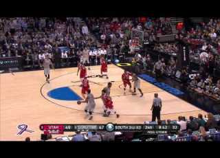 Utah Vs Georgetown Joshua Smith Dunk