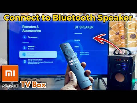 Xiaomi TV Box How To Connect Bluetooth Speaker