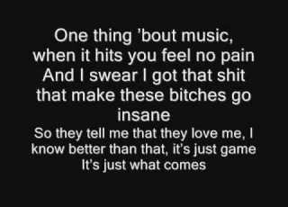 Over Drake Lyrics On Screen
