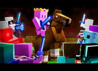  Minecraft Speedrunner VS 10 Hunters