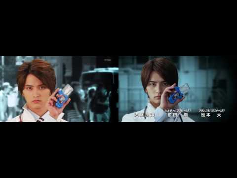 Kamen Rider Ex Aid OP Comparison Horizontally