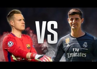 Thibaut Courtois Vs Marc André Ter Stegen Who Is The Best Crazy Saves 2018 HD