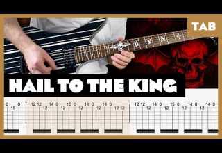 Avenged Sevenfold Hail To The King Guitar Tab Lesson Cover Tutorial