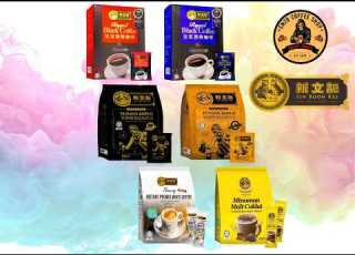  Sin Boon Kee Cap Kucing Royal Black Coffee Penang Kopi O White Coffee Instant Coffeemix Drink