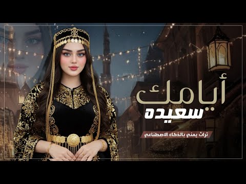 عيدك مبارك ايامك سعيده أروع اغنية عيد الفطر المبارك تراث يمني بالذكاء الاصطناعي 2026