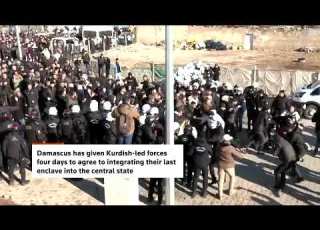  Pro Kurdish Protesters In Turkey Cross Border Wall Into Syria REUTERS