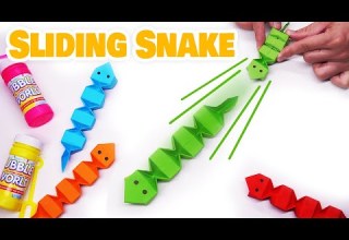 Fun Origami Sliding Paper Snake Easy Origami