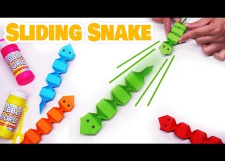 Fun Origami Sliding Paper Snake Easy Origami