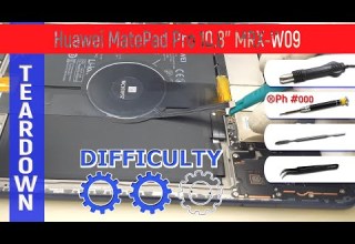 Huawei MatePad Pro 10 8 MRX W09 Teardown Take Apart Tutorial