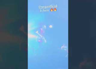 لحظه دخول ويجز حفل العلمين اليوم بالساحل مع الجراندي طوطو