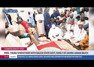 Pres Tinubu Sympathises With Bauchi State Govt Family Of Dahiru Usman Bauchi