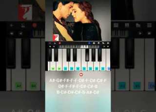Do Pal Ruka Piano Tutorial Easy Lesson With Notes Veer Jaara Shorts Ashortaday