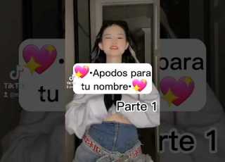 Apodos Para Tu Nombre Foryou Nombre Apodos Viral