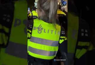 الشرطة الهولندية تتنكر بالكوفية