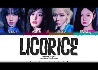  Aespa 에스파 Licorice Lyrics Color Coded Han Rom Eng