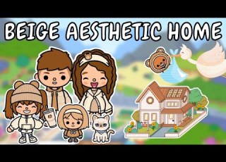 Beige Aesthetic Big Family Home Toca Boca House Ideas TOCA GIRLZ