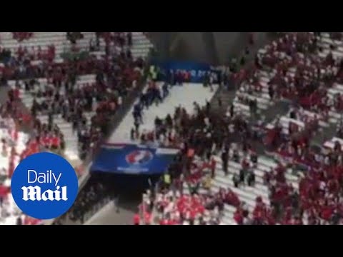 Fans Clash With Police In Stadium Ahead Of Iceland V Hungary Daily Mail Fans Clash With Police In Stadium Ahead Of Iceland V Hungary Daily Mail