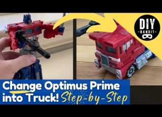  How To Change Optimus Prime Action Figure Into Semi Truck Quick Easy Step By Step Instructions