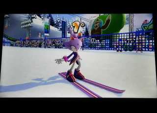  Mario Sonic At The Olympic Winter Games Bowser Loses To Blaze In Individual Large Hill