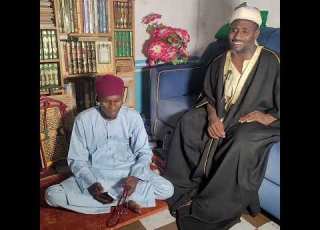  Goni Lawan Shugaba Kenan Yayin Ziyara Tsangayar Su Goni Yahya Bojude