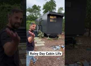 Rainy Day Cabin Life Glamping In Cape Cod Glamping Camping Cabinlife