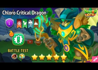 THIS DRAGON HAVE THE BEST SUPPORT SKILL EVER CHLORO CRITICAL DRAGON BATTLE REVIEW DragonCity