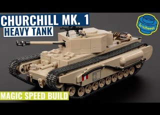  CHURCHILL Mk I Heavy WW2 Tank QuanGuan 100238 Speed Build Review