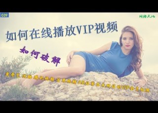  039 如何破解VIP权限 如何在线播放VIP视频 如何破解爱奇艺 优酷 腾讯视频 芒果TV AB站等各大网站的VIP会员权限 油猴插件Tampermonkey安装与使用 插件脚本大全