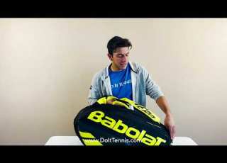  Babolat Pure Aero Racquet Holder X6 Tennis Bag Yellow Black