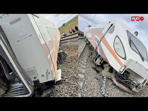 BREAKING TRENI YA SGR YAPATA AJALI WATU WAKO SALAMA