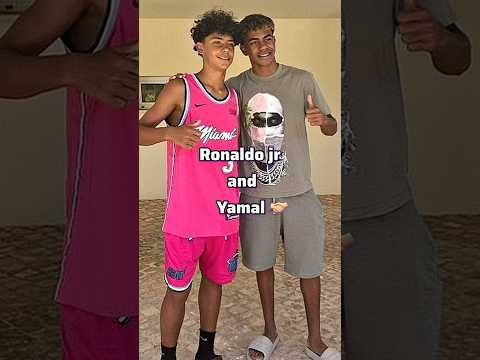 Ronaldo Junior Meets Lamine Yamal