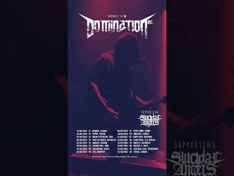 Domination Inc 2025 March Tour Dates Concert Metal Music Heavymetal