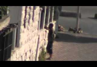 حلب الميدان قنص عصابات بشار 25 8 2012 ج1