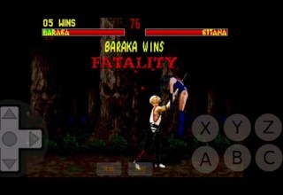 Mortal Kombat 2 Sega Android Play As Johnny Cage Baraka Mileena Kitana Sub Zero