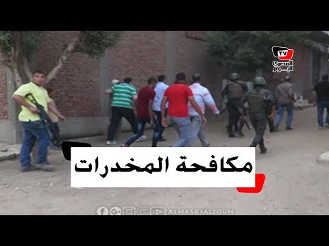 حملة أمنية بالخانكة ضد عصابات المخدرات تضبط ١٠٠ كيلو حشيش